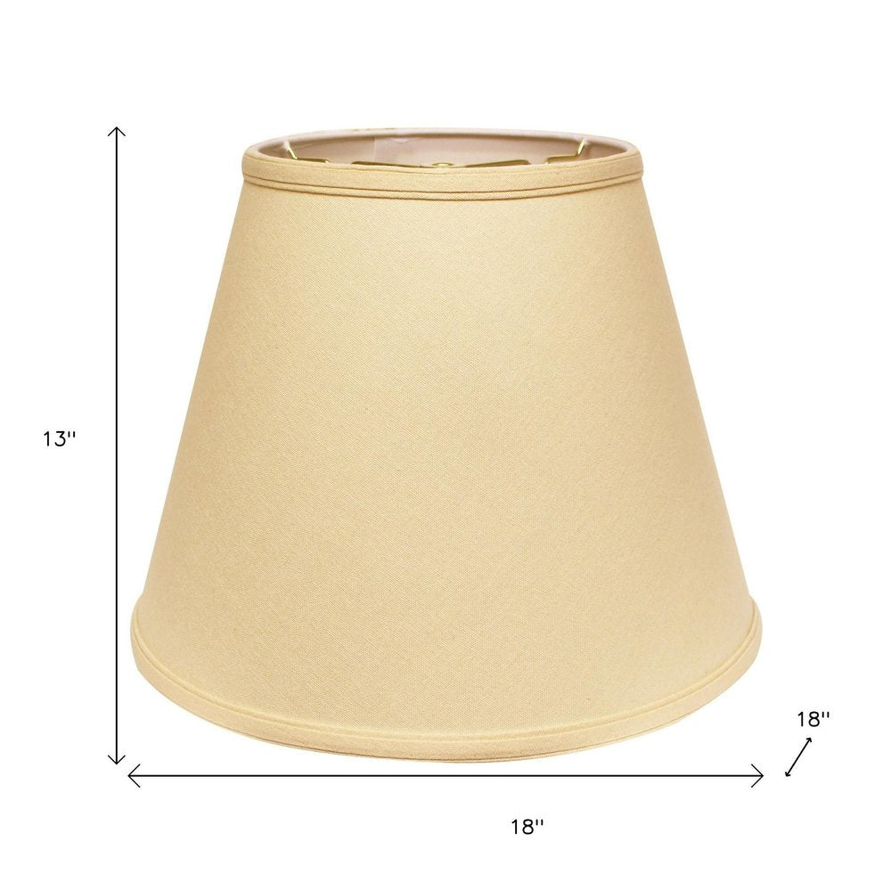 Beige Linen Empire Lamp Shade