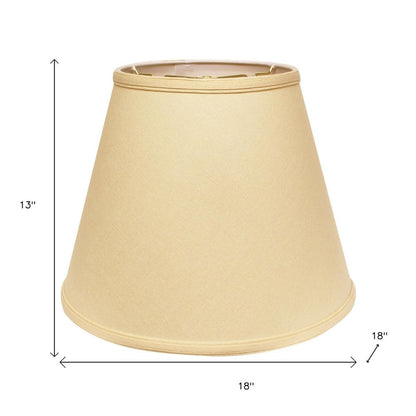 Beige Linen Empire Lamp Shade