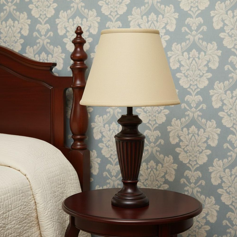 Beige Linen Empire Lamp Shade