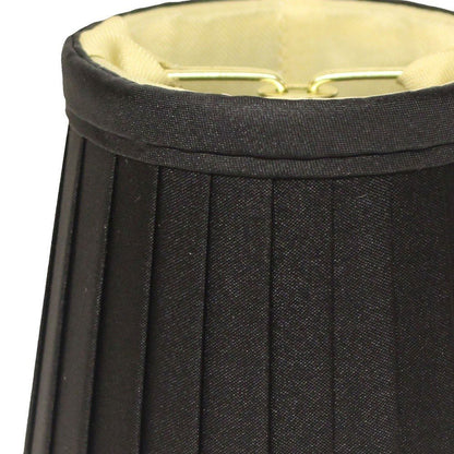 Black Silk Empire Lamp Shade