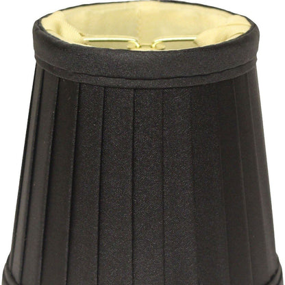 Black Silk Empire Lamp Shade