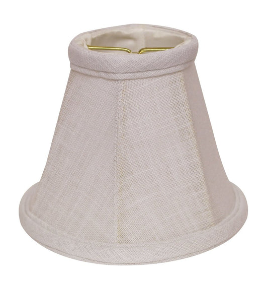 White Linen Empire Lamp Shade