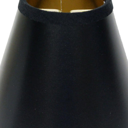 5" Black with Gold Set of 6 Chandelier Parchment Lampshades