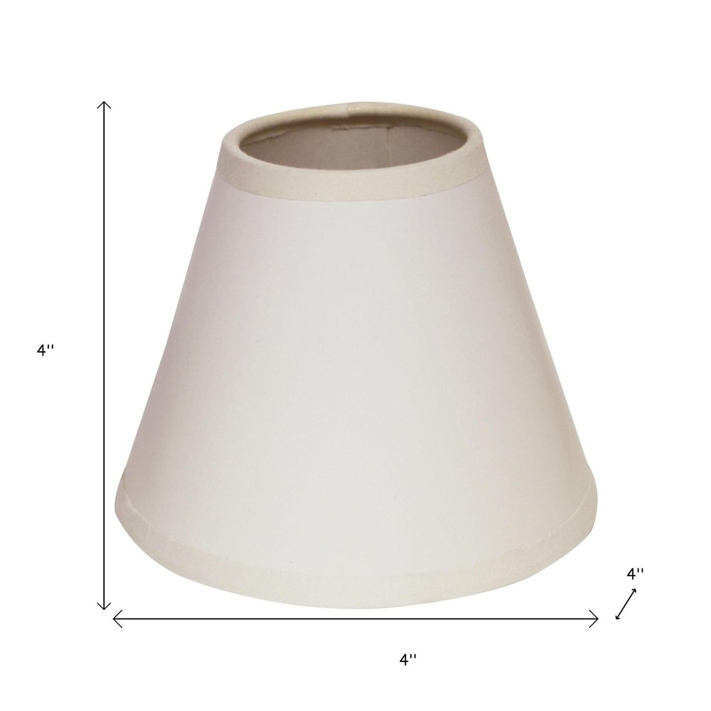 White Parchment Empire Lamp Shade