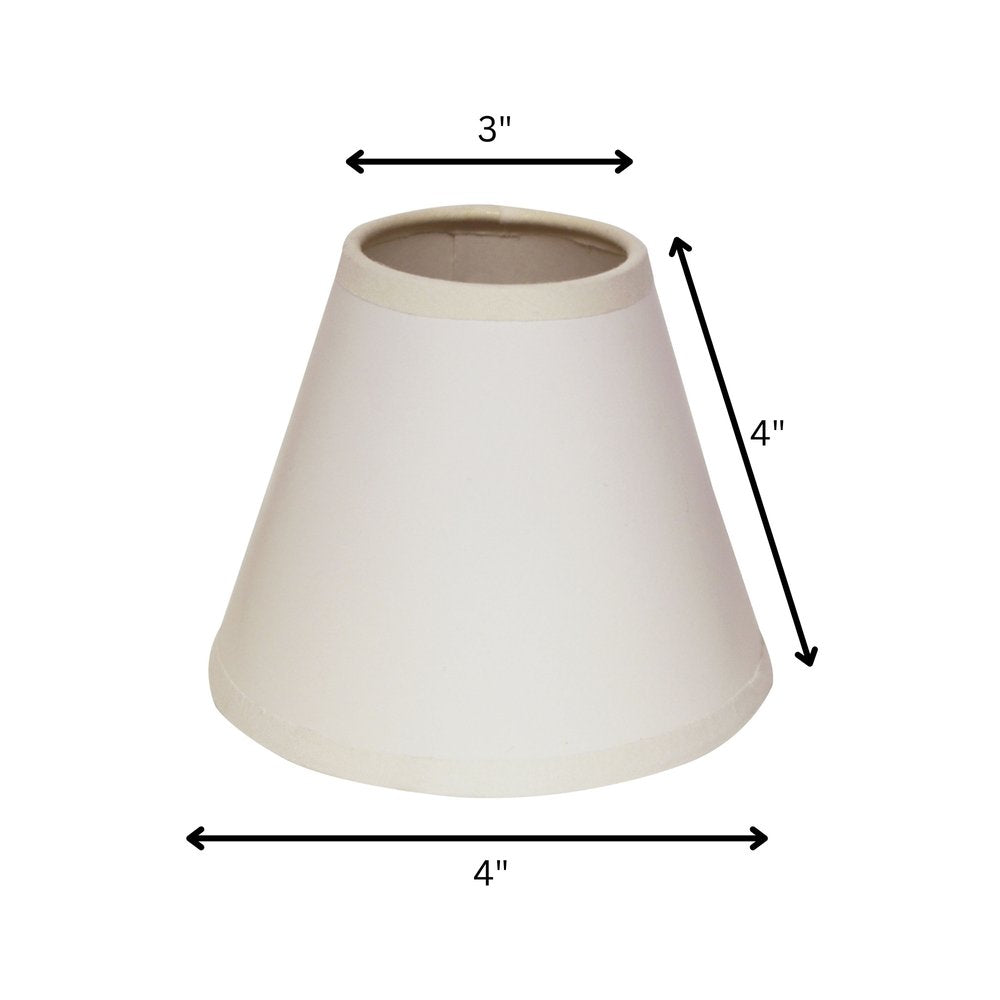 White Parchment Empire Lamp Shade
