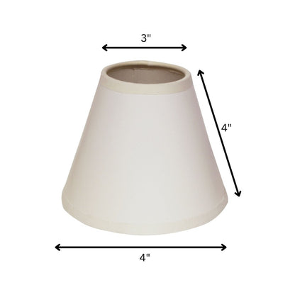 White Parchment Empire Lamp Shade