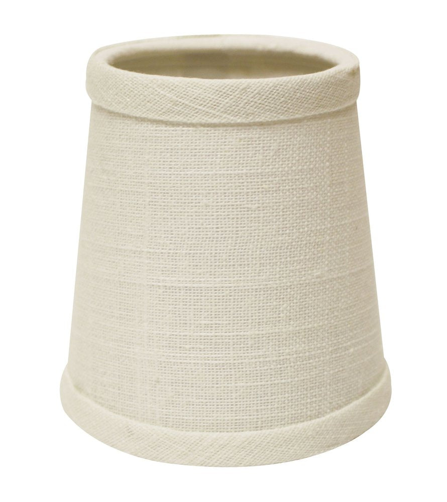 Off White Linen Empire Lamp Shade