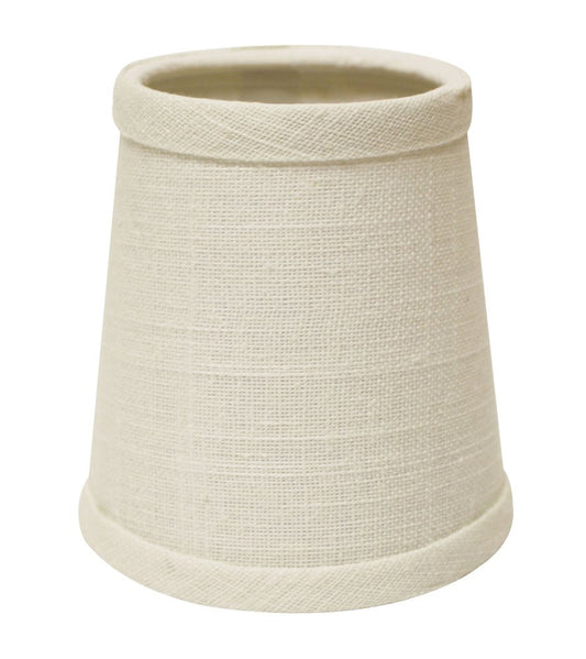Off White Linen Empire Lamp Shade