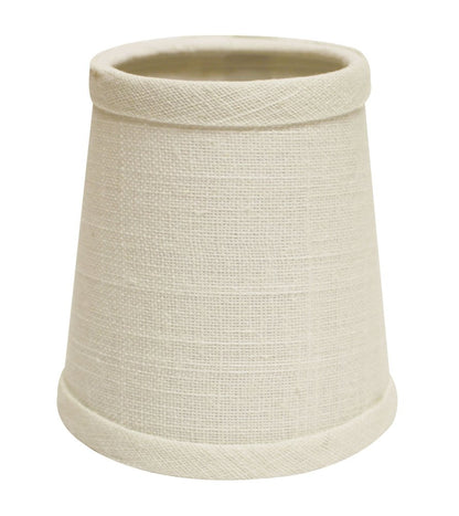 Off White Linen Empire Lamp Shade