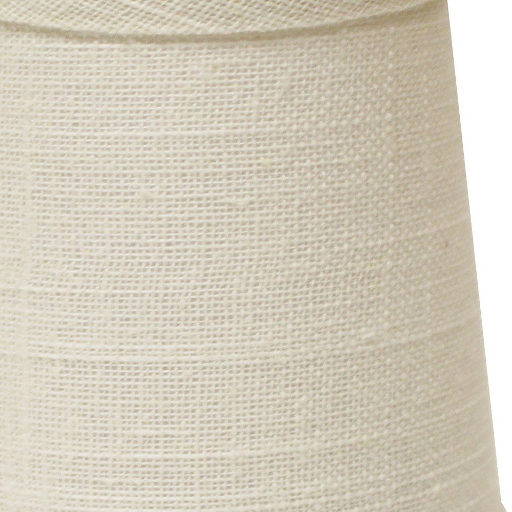 Off White Linen Empire Lamp Shade