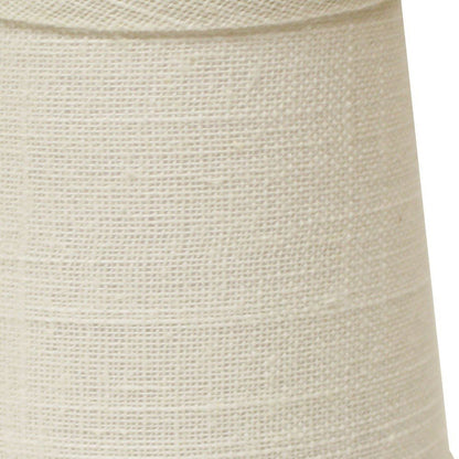 Off White Linen Empire Lamp Shade