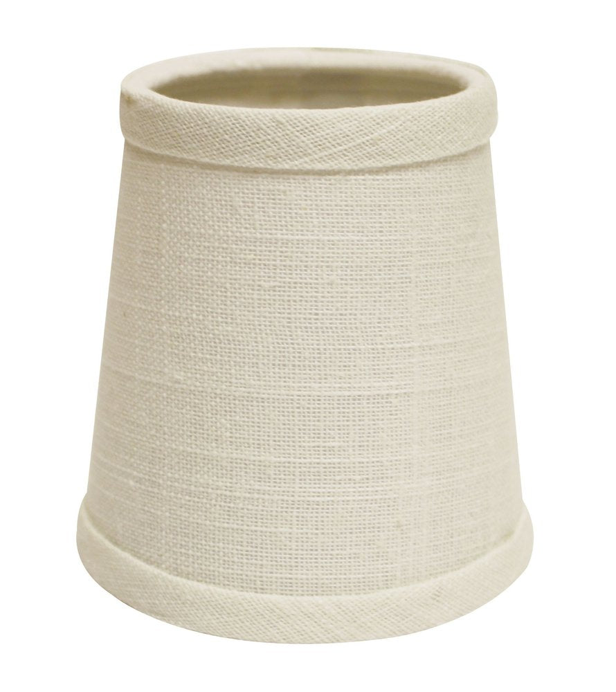 Off White Linen Empire Lamp Shade