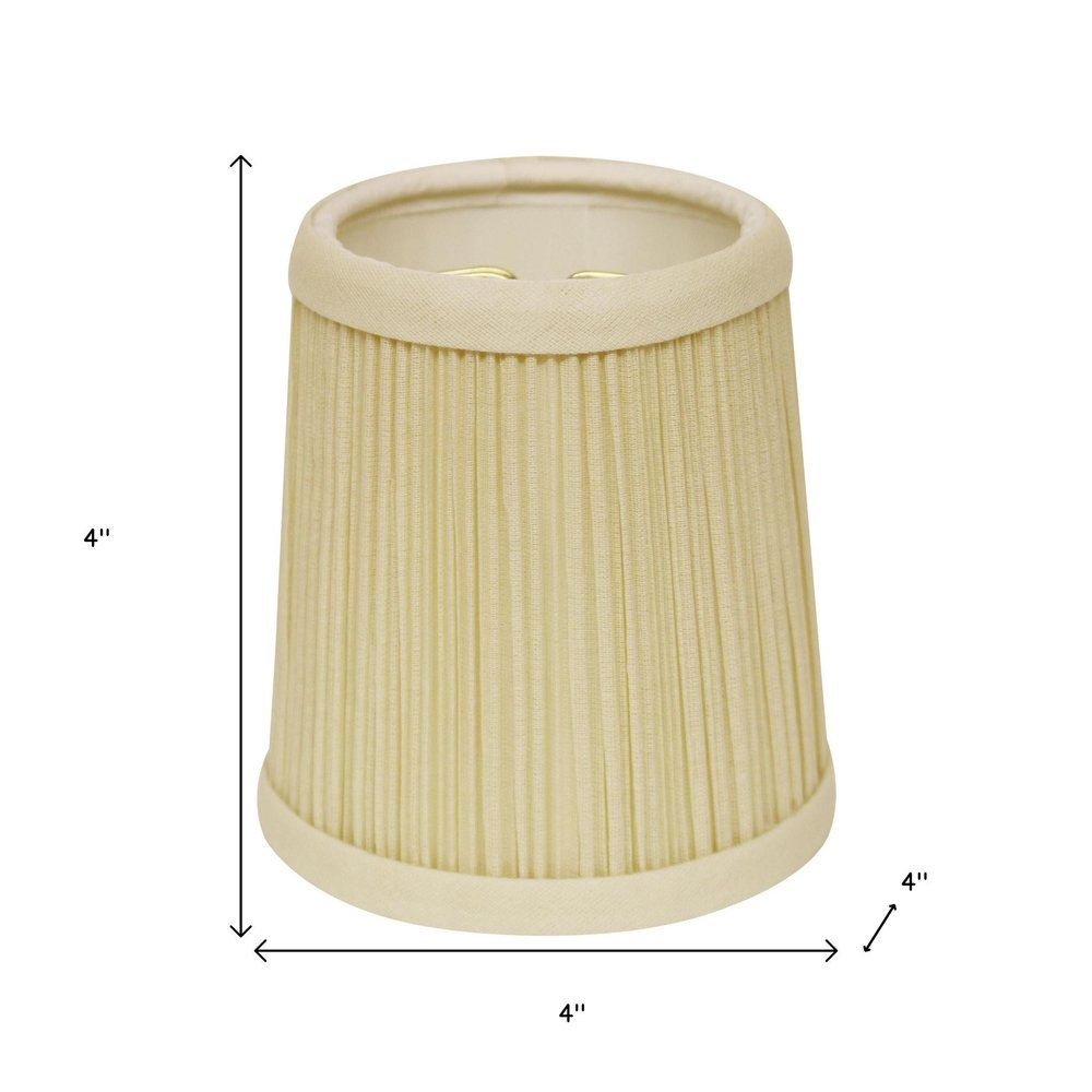 Ivory Broadcloth Empire Lamp Shade