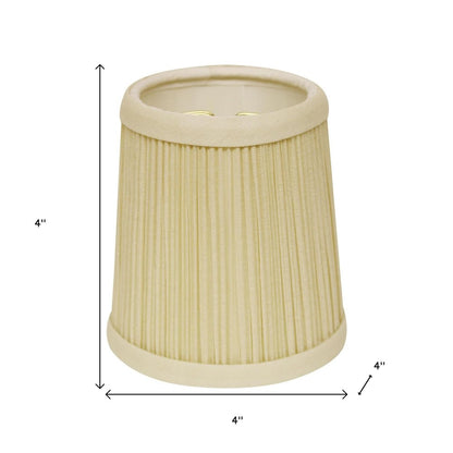Ivory Broadcloth Empire Lamp Shade