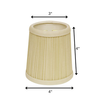 Ivory Broadcloth Empire Lamp Shade