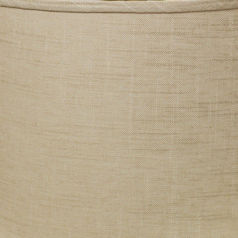 Light Yellow Linen Drum Lamp Shade