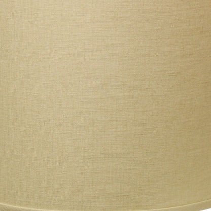 Beige Linen Drum Lamp Shade
