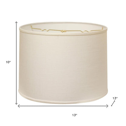 Dark Brown Linen Drum Lamp Shade