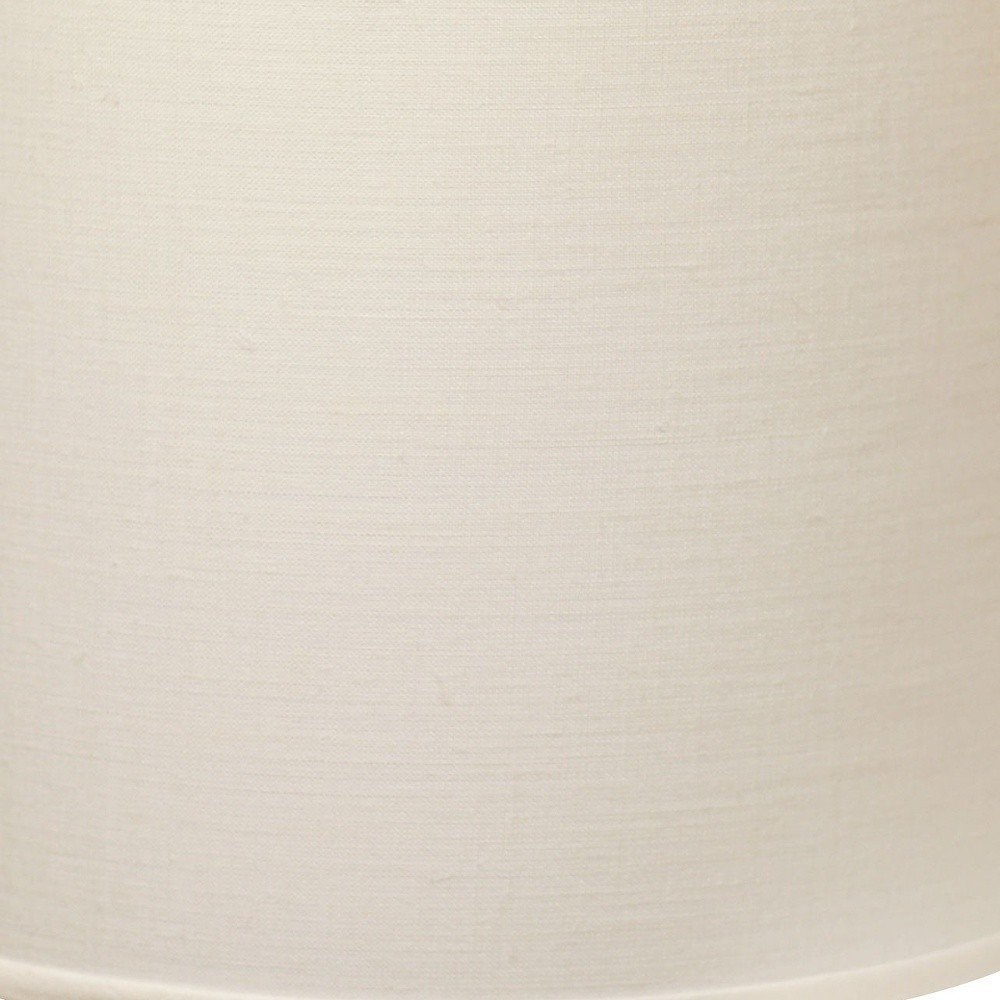 Dark Brown Linen Drum Lamp Shade