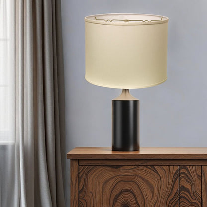 Ivory No Slub Innsbruck Drum Lamp Shade