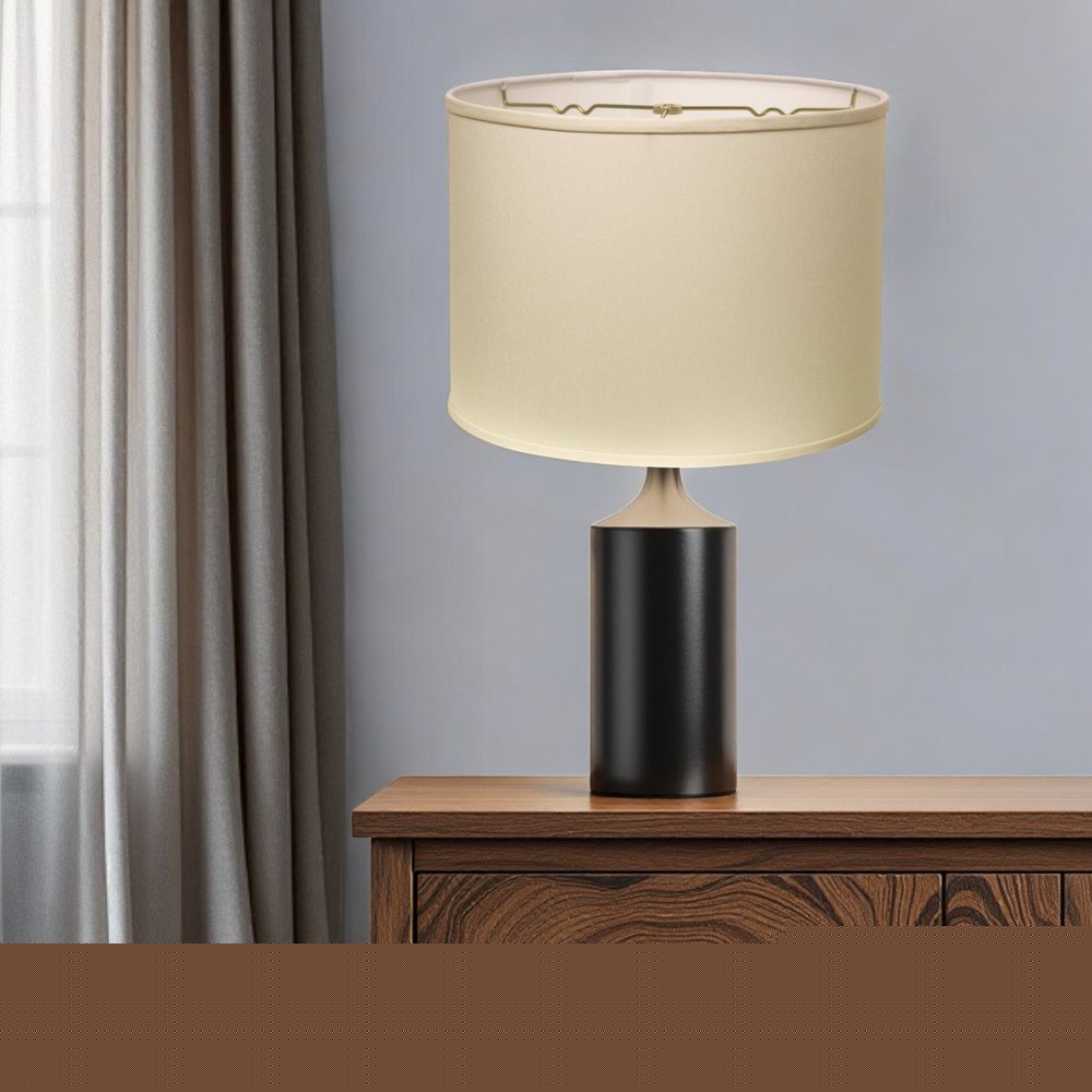 Ivory No Slub Innsbruck Drum Lamp Shade