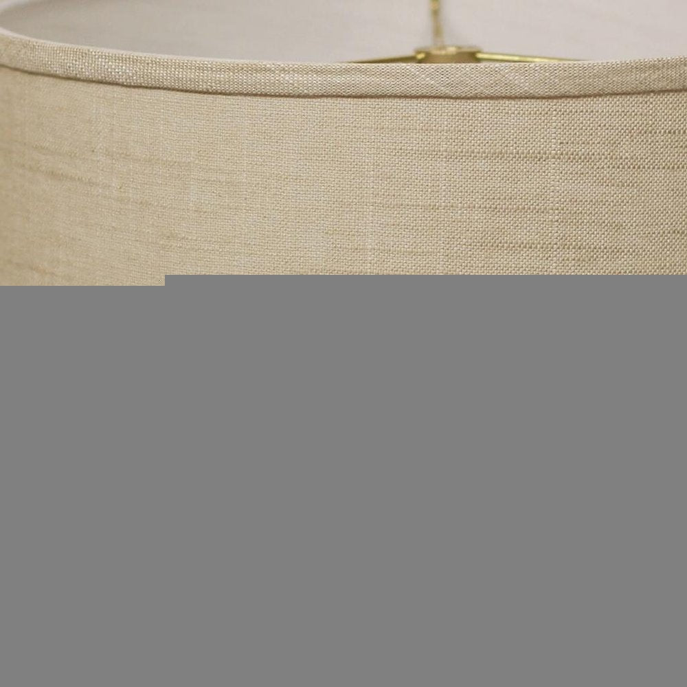 Light Yellow Linen Drum Lamp Shade