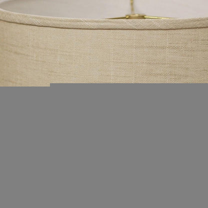 Light Yellow Linen Drum Lamp Shade