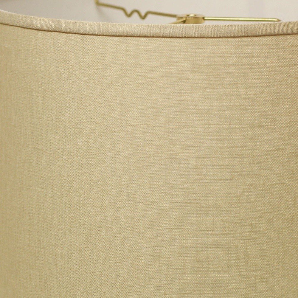 Beige Linen Drum Lamp Shade