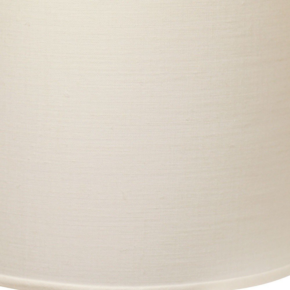 Beige Linen Drum Lamp Shade