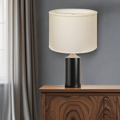 Beige Linen Drum Lamp Shade