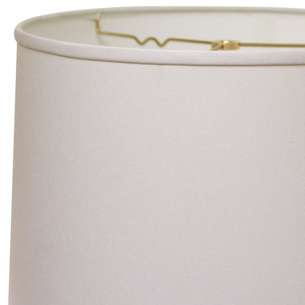 White No Slub Innsbruck Drum Lamp Shade