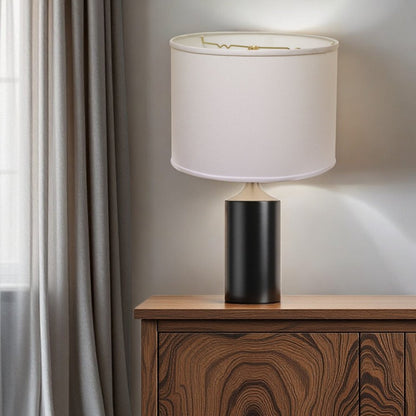 White No Slub Innsbruck Drum Lamp Shade