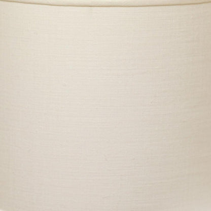 White Linen Drum Lamp Shade