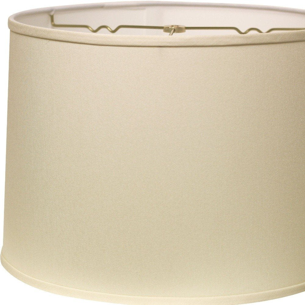 Ivory No Slub Innsbruck Drum Lamp Shade