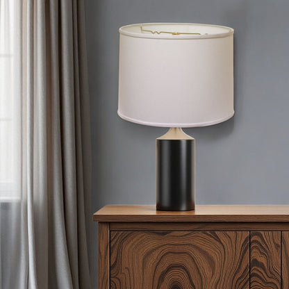 White No Slub Innsbruck Drum Lamp Shade