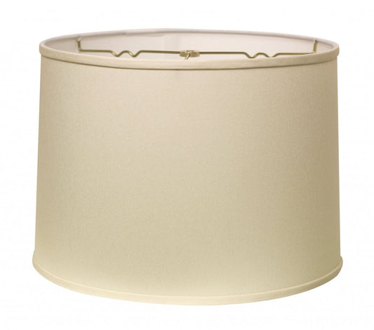 Ivory No Slub Innsbruck Drum Lamp Shade