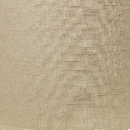 Light Yellow Linen Drum Lamp Shade