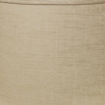 Light Yellow Linen Drum Lamp Shade