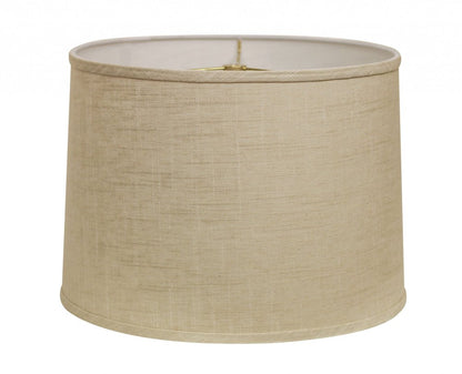 Light Yellow Linen Drum Lamp Shade