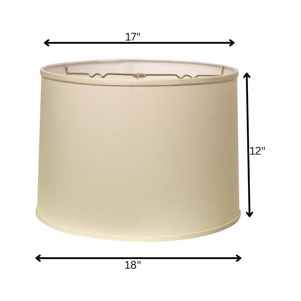 Ivory No Slub Innsbruck Drum Lamp Shade