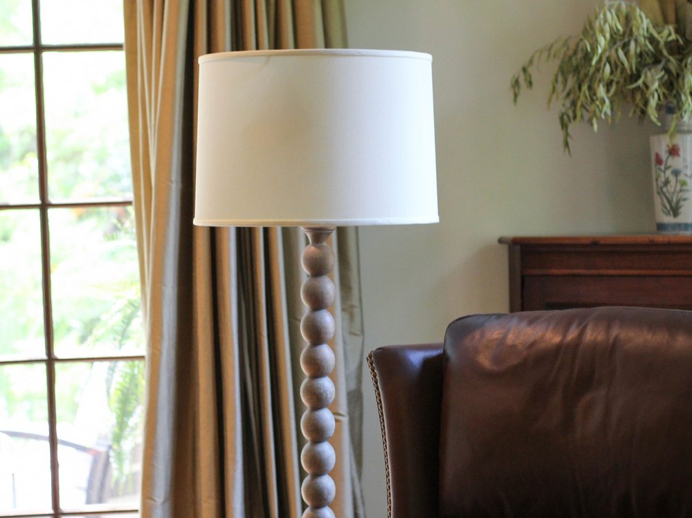 Ivory No Slub Innsbruck Drum Lamp Shade