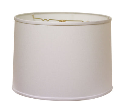 18" White Throwback Drum No Slub Lampshade