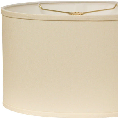 Ivory No Slub Innsbruck Oval Lamp Shade