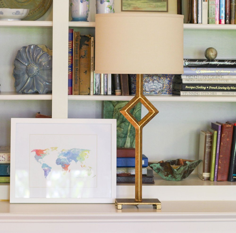 White Linen Oval Lamp Shade