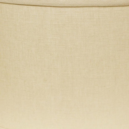 White Linen Oval Lamp Shade