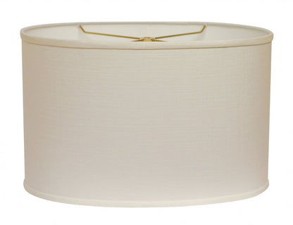Beige Linen Oval Lamp Shade