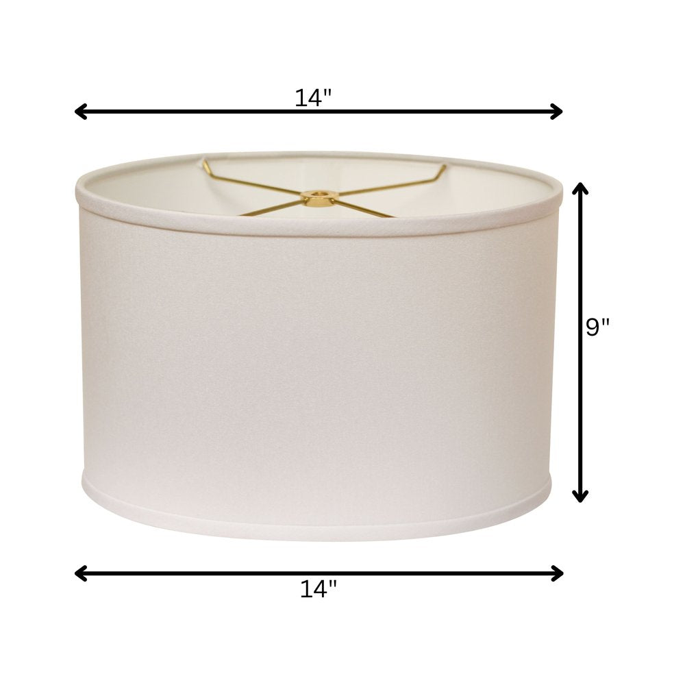 White No Slub Innsbruck Oval Lamp Shade