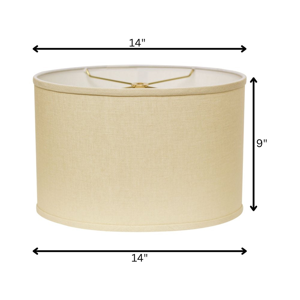 Beige Linen Oval Lamp Shade