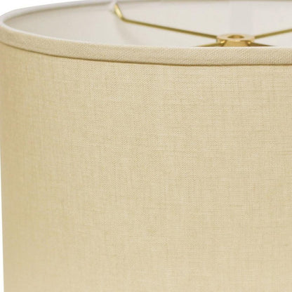 Beige Linen Oval Lamp Shade