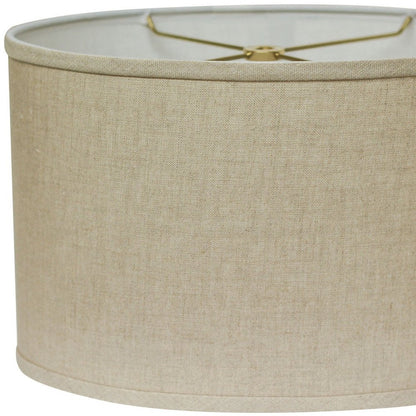 Beige Linen Oval Lamp Shade